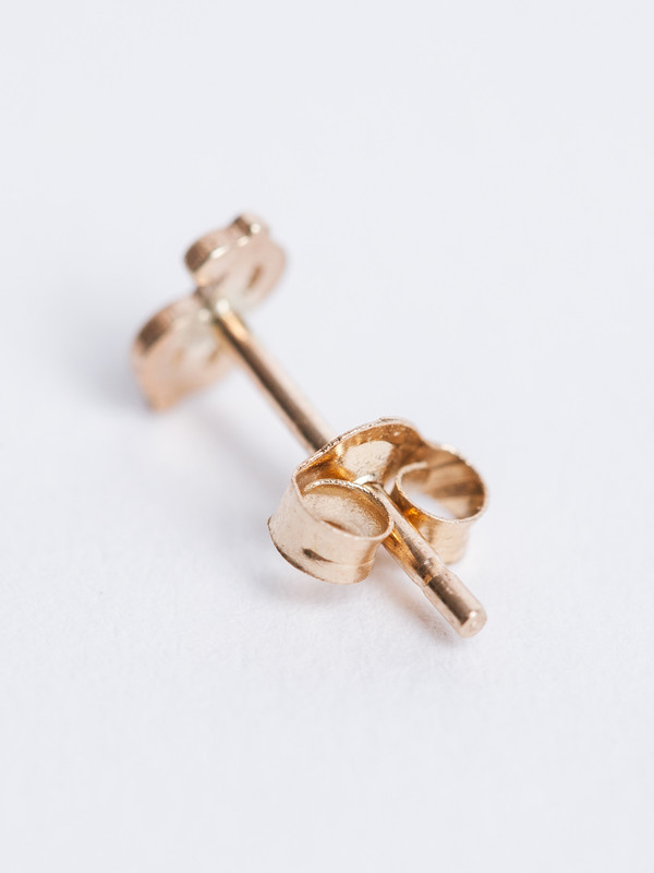 DOLLAR STUD / 14k DOLLAR STUD / 14k