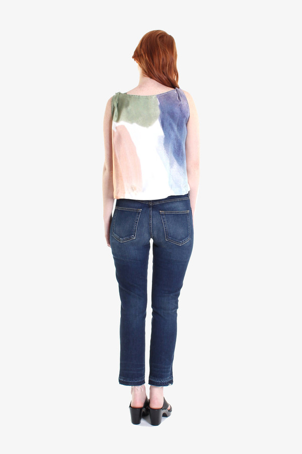 Ursa Minor Meg top in finger paint print Ursa Minor Meg top in finger paint print