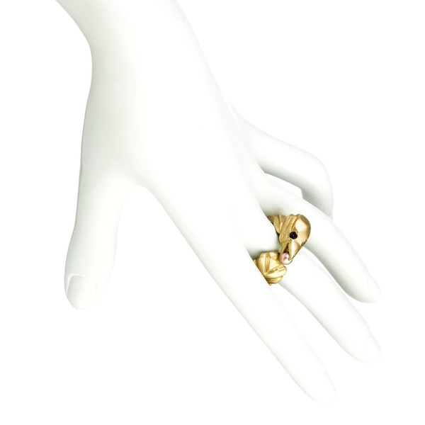 Natalie Frigo Bird With Treasure Ring Natalie Frigo Bird With Treasure Ring