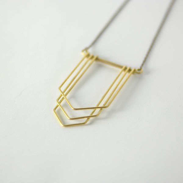 Hellbent New Deco Chevron Necklace Hellbent New Deco Chevron Necklace