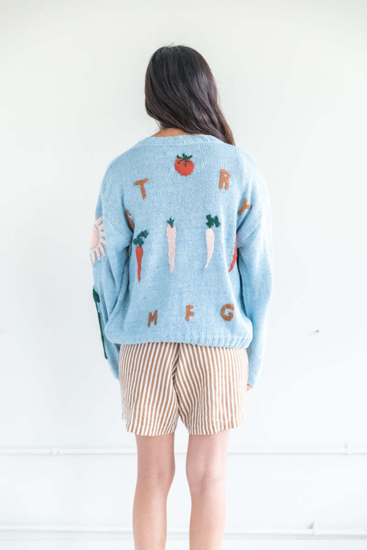 STORY mfg. Twinsun Cardigan - Carrots 