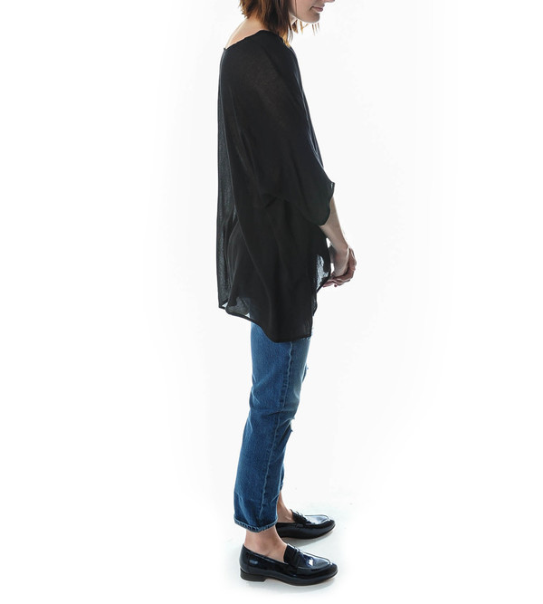 Raquel Allegra Sheer Boxy Tee Raquel Allegra Sheer Boxy Tee