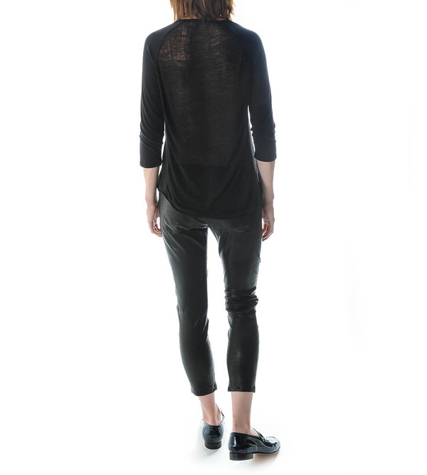 Raquel Allegra 3/4 Sleeve Raglan Cocoon Shirt Raquel Allegra 3/4 Sleeve Raglan Cocoon Shirt