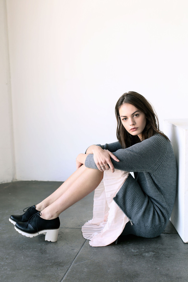 Cosette Cecilia Sweater Dress Light Grey Cosette Cecilia Sweater Dress Light Grey