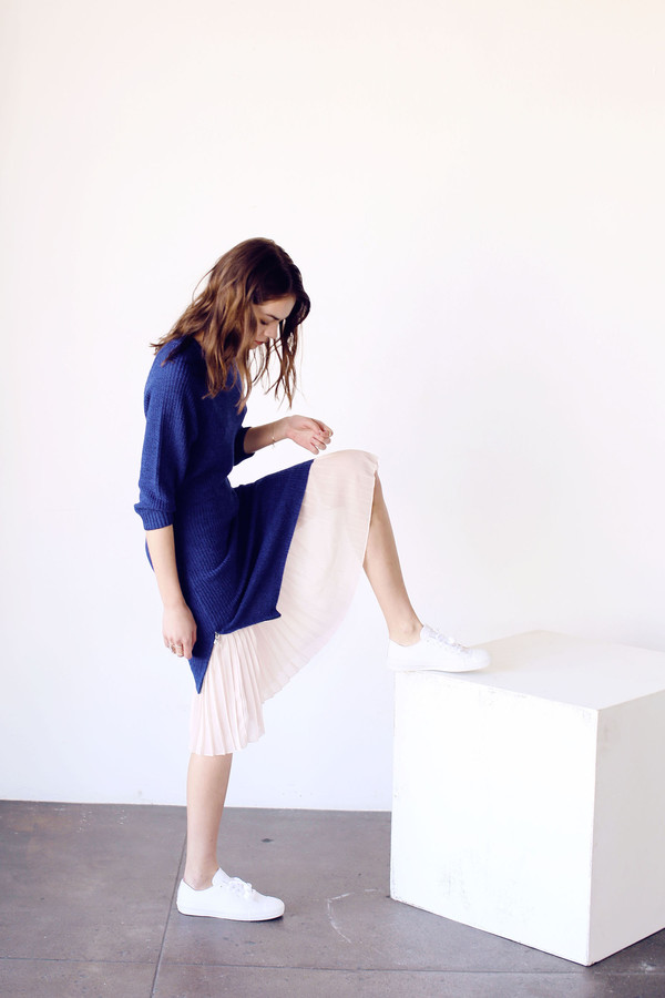 Cosette Cecilia Sweater Dress Royal Blue Cosette Cecilia Sweater Dress Royal Blue