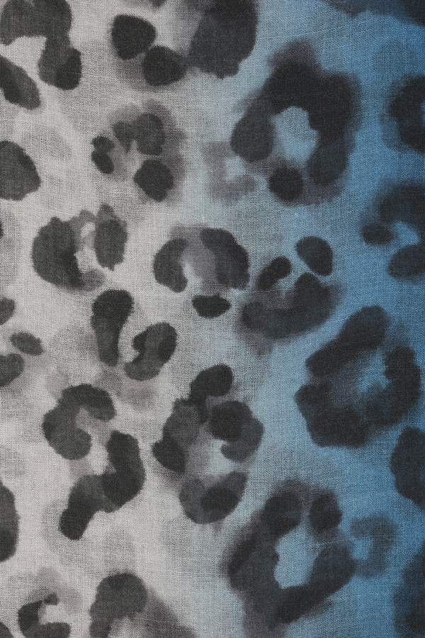 Franco Ferrari Evans Wash Scarf Animal Blue Franco Ferrari Evans Wash Scarf Animal Blue