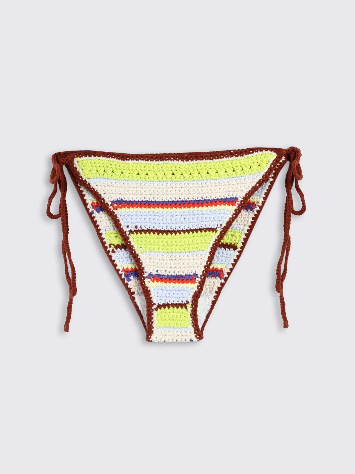 Ganni Crochet String Bikini Briefs Multicolor Garmentory