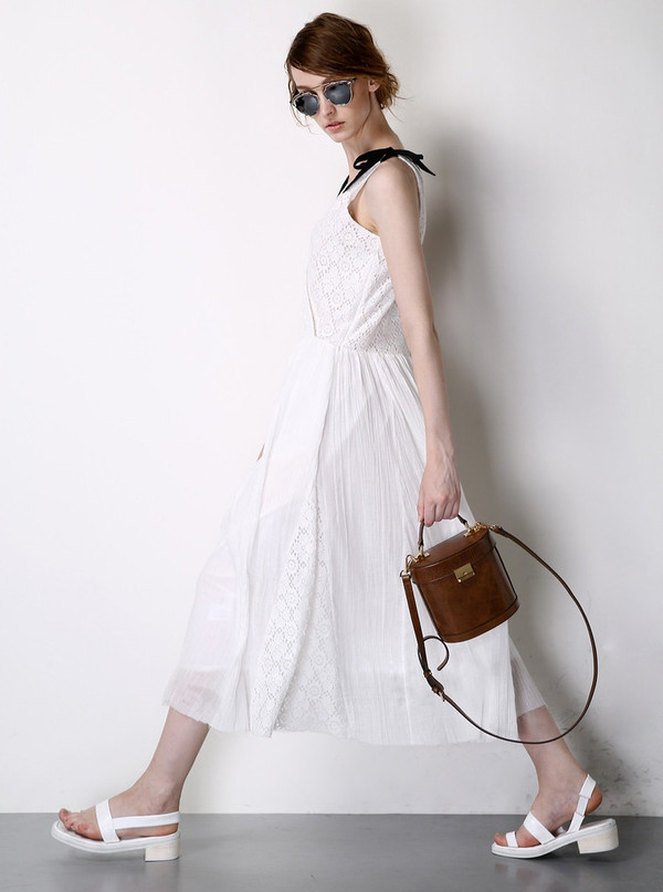 Few Moda Greek Goddess V-Neck Midi Dress Few Moda Greek Goddess V-Neck Midi Dress
