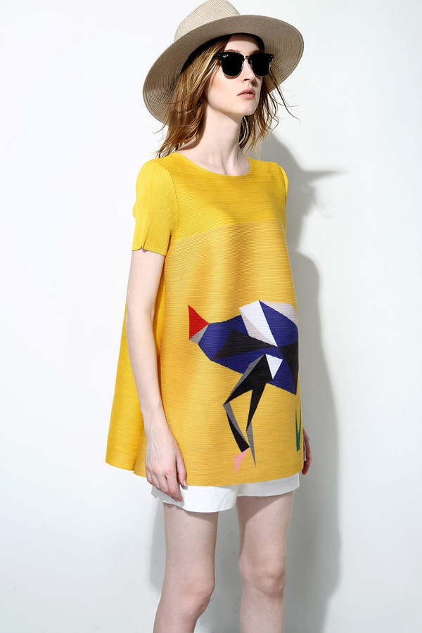 Few Moda Magic Pleats Origami Crane Top Few Moda Magic Pleats Origami Crane Top