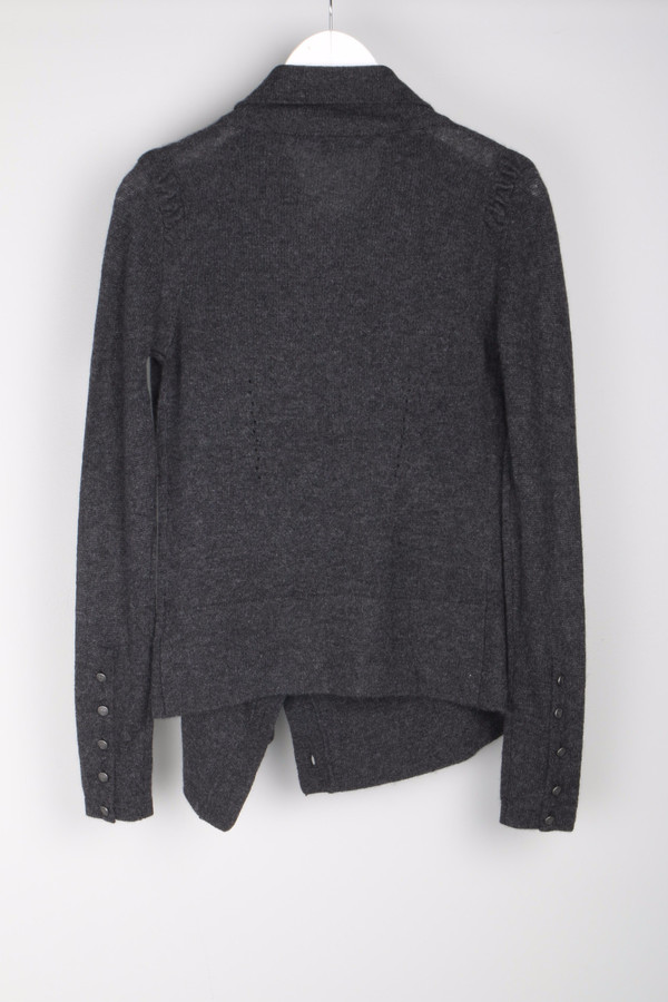 Skull Cashmere Clove Drape Cardigan Skull Cashmere Clove Drape Cardigan