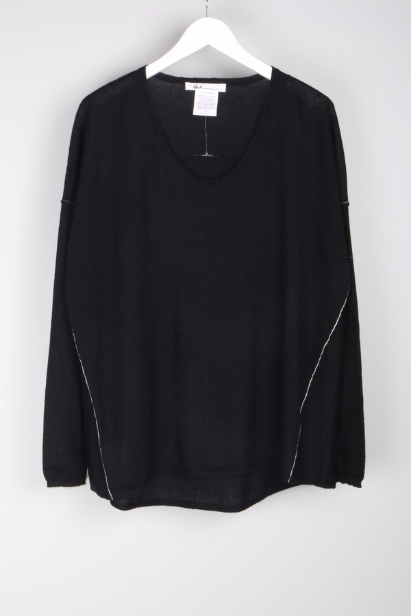 Paychi Guh Boxy Tee Black Paychi Guh Boxy Tee Black