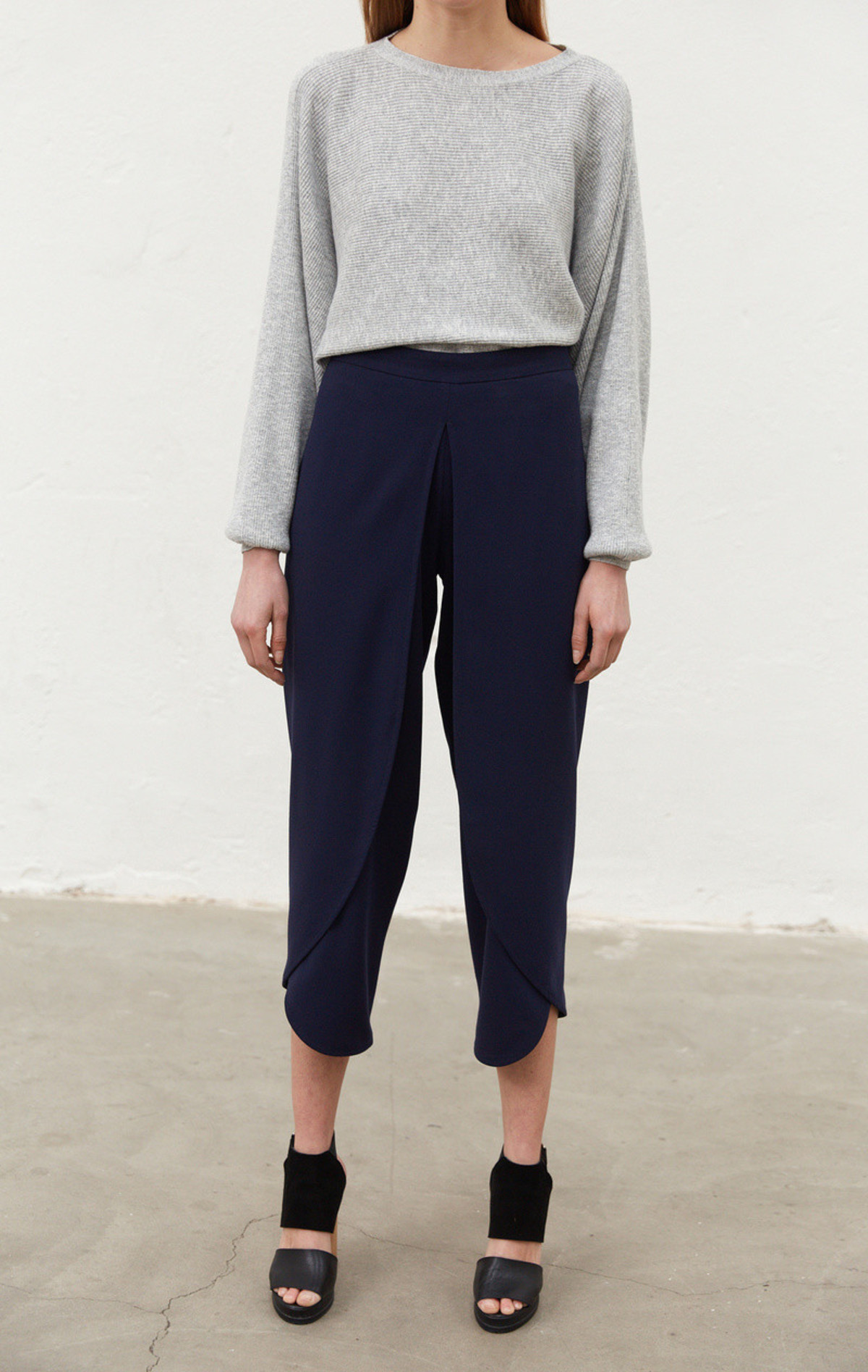 Rodebjer Nala Crepe Trouser - Midnight 