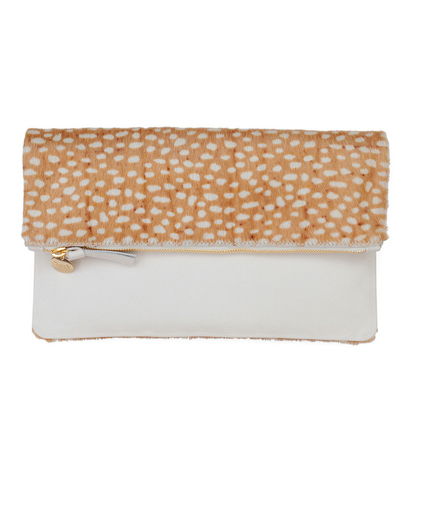 Clare V. Foldover Clutch in Tan Ladybug Clare V. Foldover Clutch in Tan Ladybug