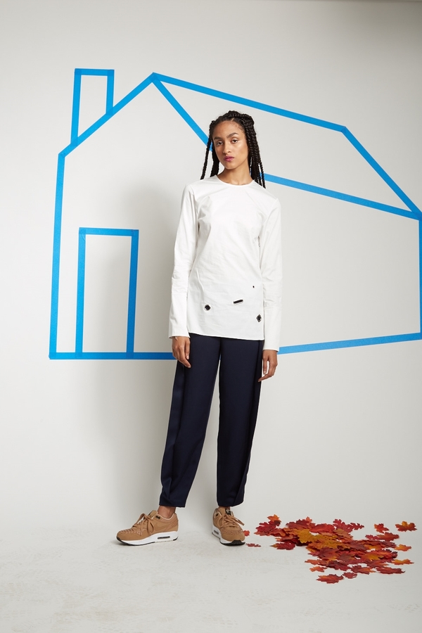 Nomia Long Sleeve Tunic With Grommets Nomia Long Sleeve Tunic With Grommets