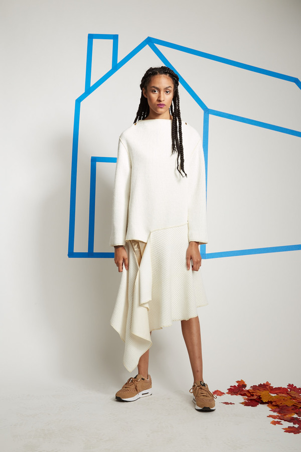 Steven Tai Raised Neck Dress Steven Tai Raised Neck Dress