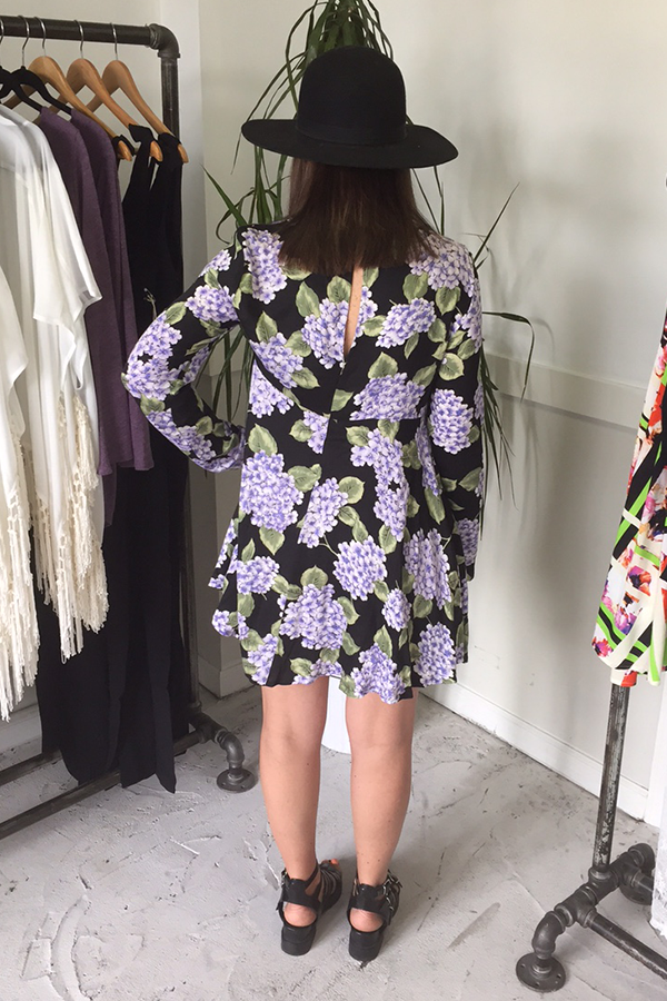Hydrangea Long Sleeve Dress Hydrangea Long Sleeve Dress