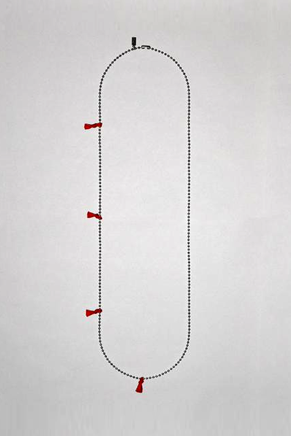 Nikolai Rose Stainless Steel Mantra IV Necklace Assorted Nikolai Rose Stainless Steel Mantra IV Necklace Assorted