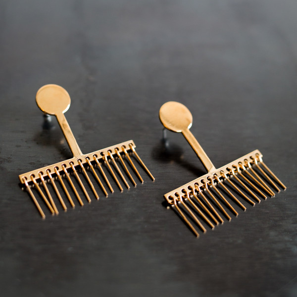 Faris Dot Earlashes Bronze Faris Dot Earlashes Bronze