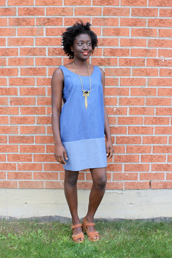 Amanda Moss Benny Dress Blue Denim Amanda Moss Benny Dress Blue Denim