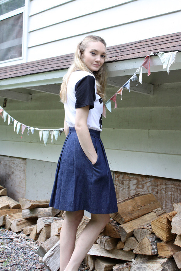 Birds of North America Brushrunner Skirt Dark Denim Birds of North America Brushrunner Skirt Dark Denim