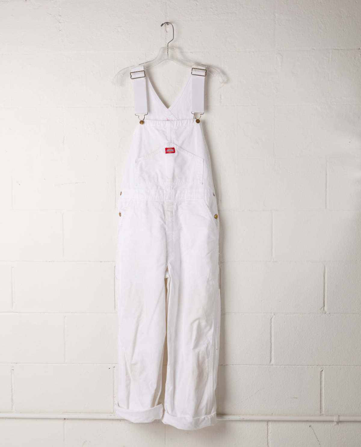 Vintage Dickies Painters Bib Overalls White Garmentory