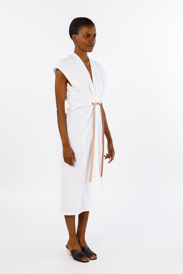 Miranda Bennett White Vision Dress, Double Gauze Miranda Bennett White Vision Dress, Double Gauze