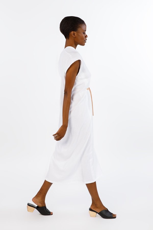 Miranda Bennett White Vision Dress, Double Gauze Miranda Bennett White Vision Dress, Double Gauze