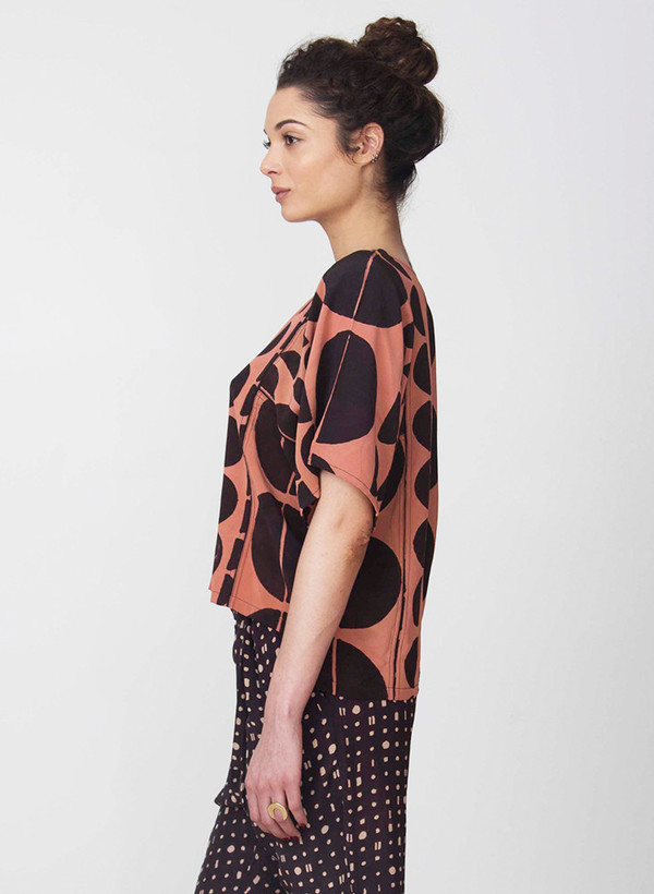 Seek Collective Jynne Top | black eclipse print Seek Collective Jynne Top | black eclipse print