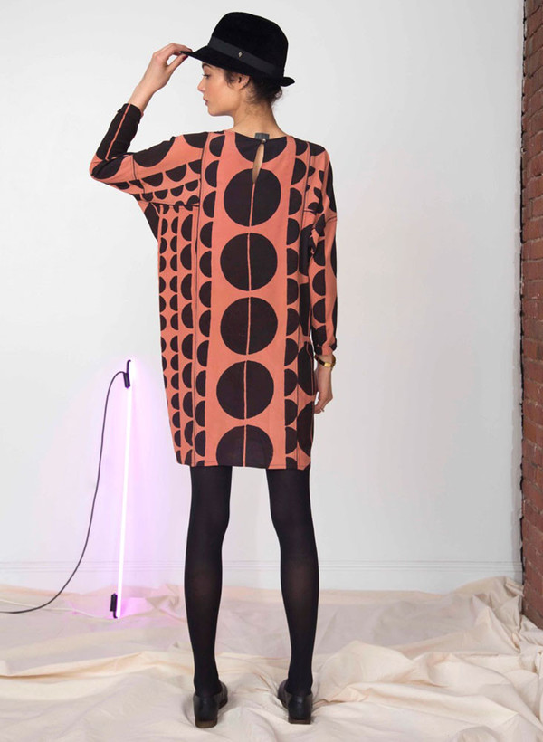 Seek Collective Sara dress | black eclipse print Seek Collective Sara dress | black eclipse print