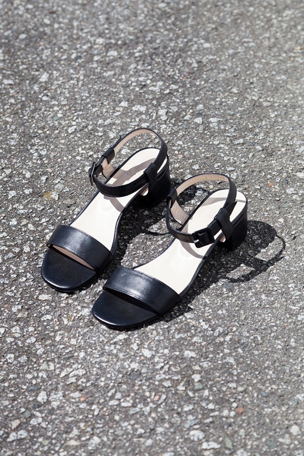 Maryam Nassir Zadeh Sophie Sandal-black calf Maryam Nassir Zadeh Sophie Sandal-black calf