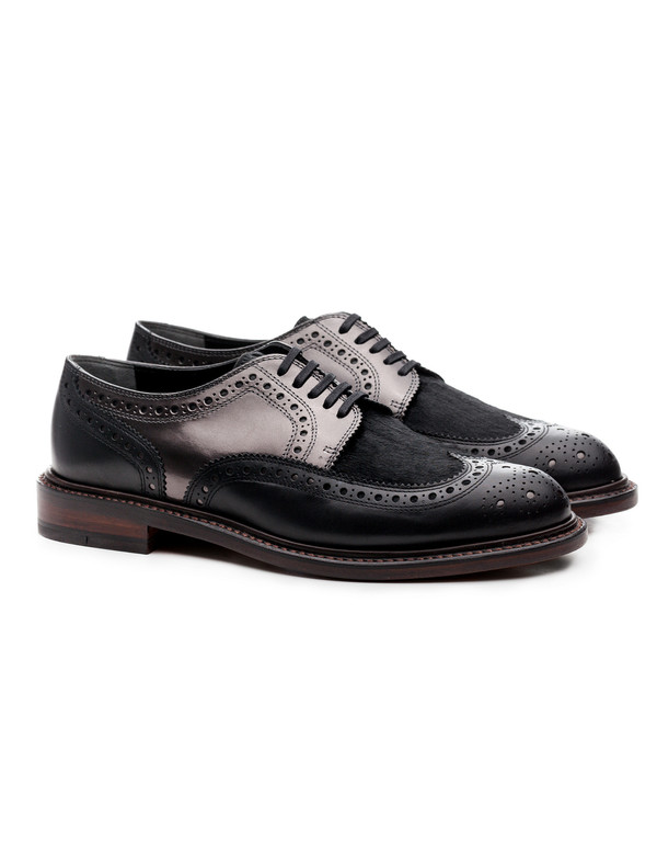 Robert Clergerie Roelp Derbies Black/Gunmetal Robert Clergerie Roelp Derbies Black/Gunmetal