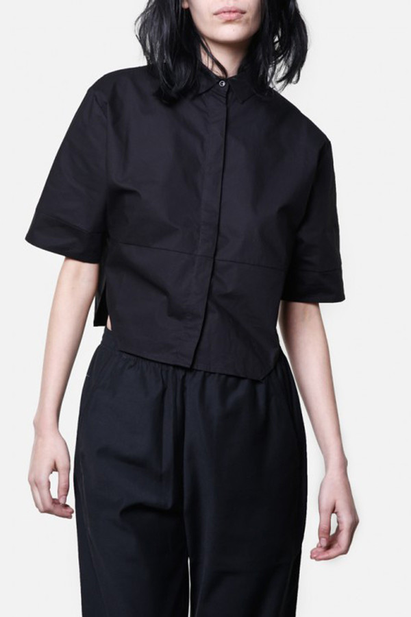 OAK Cropped Panel Shirt OAK Cropped Panel Shirt