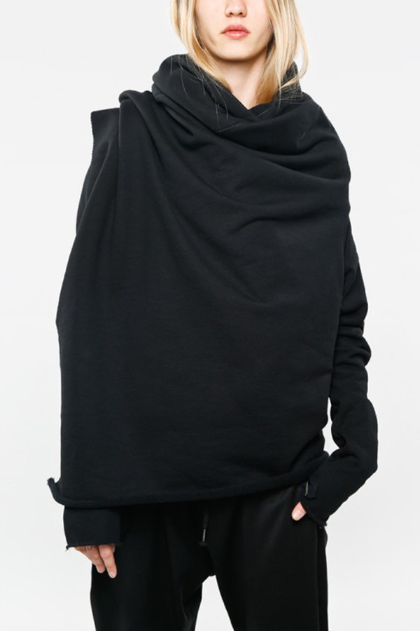 OAK Long Sleeve Wrap in Heavy Terry OAK Long Sleeve Wrap in Heavy Terry