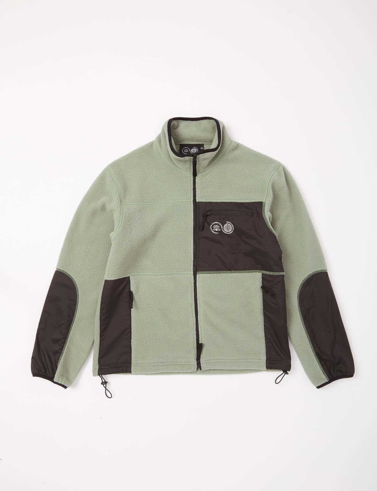 Carrier Goods Borg Fleece Jacket - Sage 