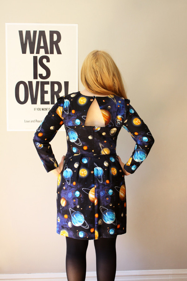Birds of North America Puffbird Dress (Universe) Birds of North America Puffbird Dress (Universe)