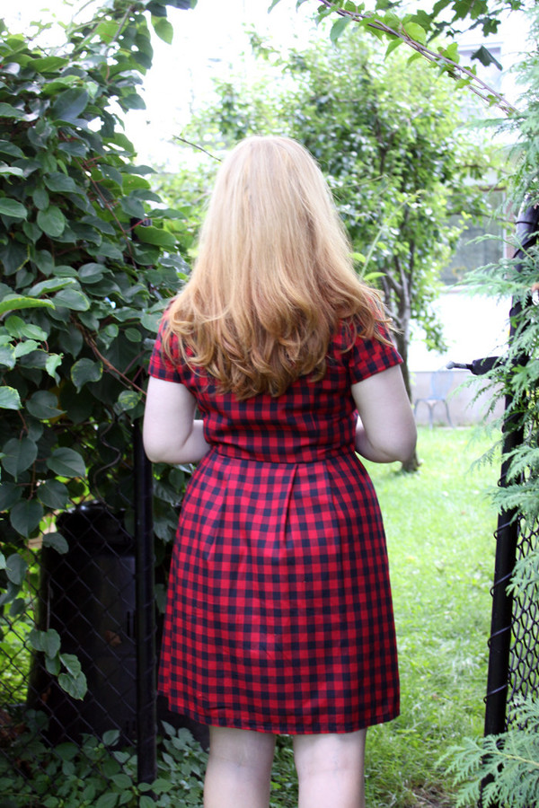 Birds of North America Visorbearer Dress (Buffalo Check) Birds of North America Visorbearer Dress (Buffalo Check)