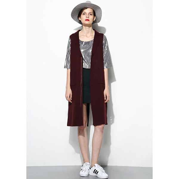 FEW MODA Cashmere Zip Waistcoat FEW MODA Cashmere Zip Waistcoat