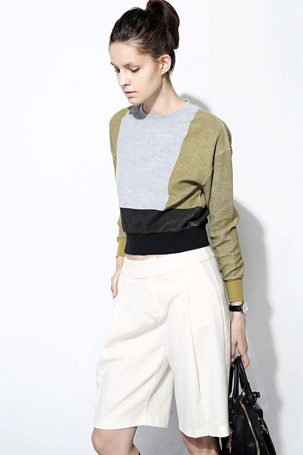 FEW MODA Color Block Sweater FEW MODA Color Block Sweater