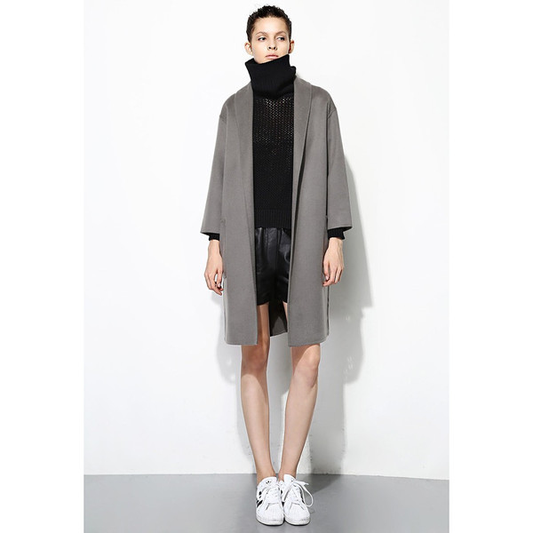 FEW MODA Oversized Structured Wool Coat FEW MODA Oversized Structured Wool Coat