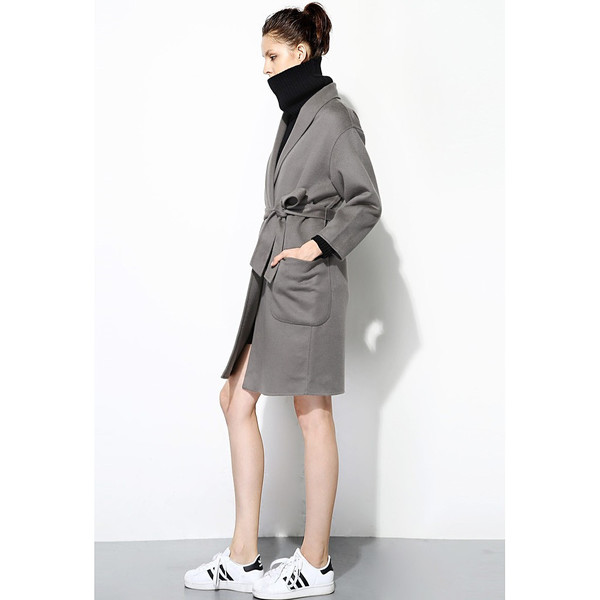 FEW MODA Oversized Structured Wool Coat FEW MODA Oversized Structured Wool Coat