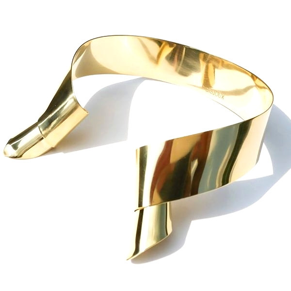 BISJOUX Rolled Collar Necklace BISJOUX Rolled Collar Necklace