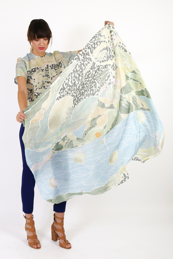Nanushka Love Printed Scarf Nanushka Love Printed Scarf