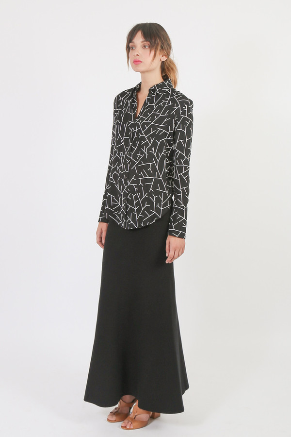 Nanushka Ole Bell Sleeve Shirt Nanushka Ole Bell Sleeve Shirt