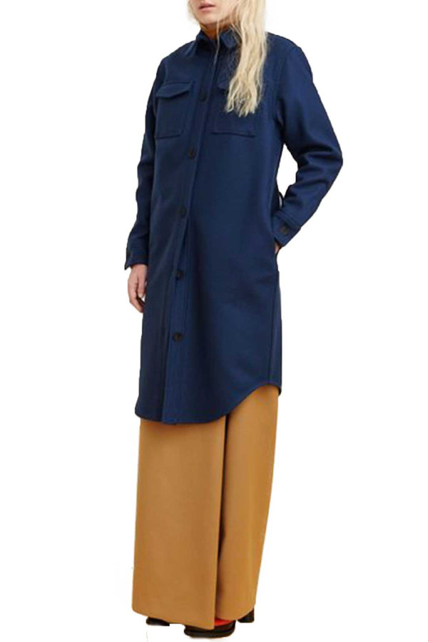 Opening Ceremony Wool Long Shirt Jacket Opening Ceremony Wool Long Shirt Jacket