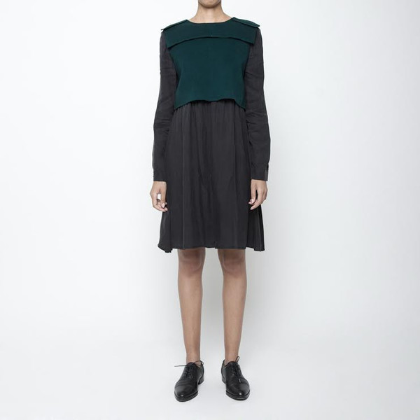 7115 by Szeki WOOL VEST DRESS 7115 by Szeki WOOL VEST DRESS