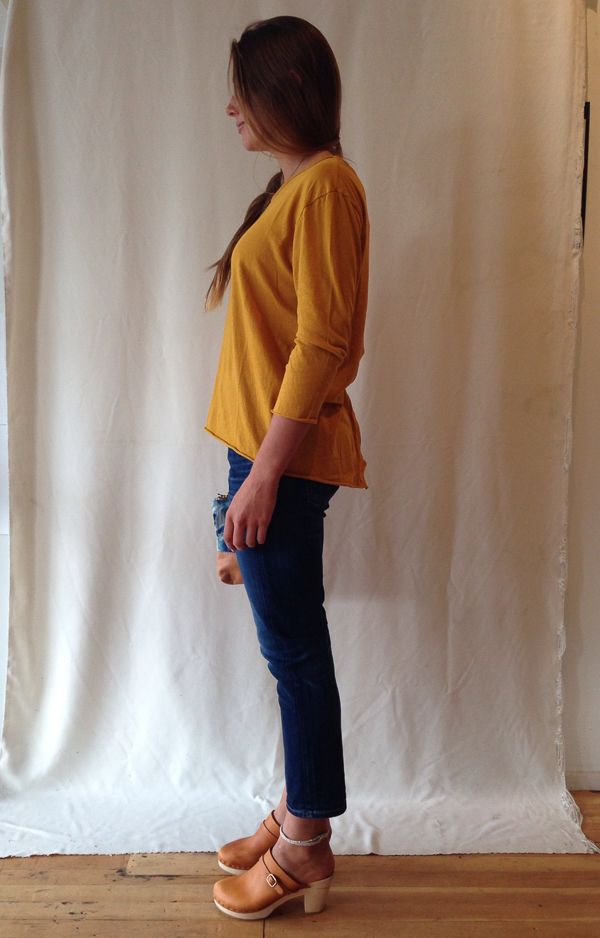 Black Crane Back Seam Shirt Black Crane Back Seam Shirt