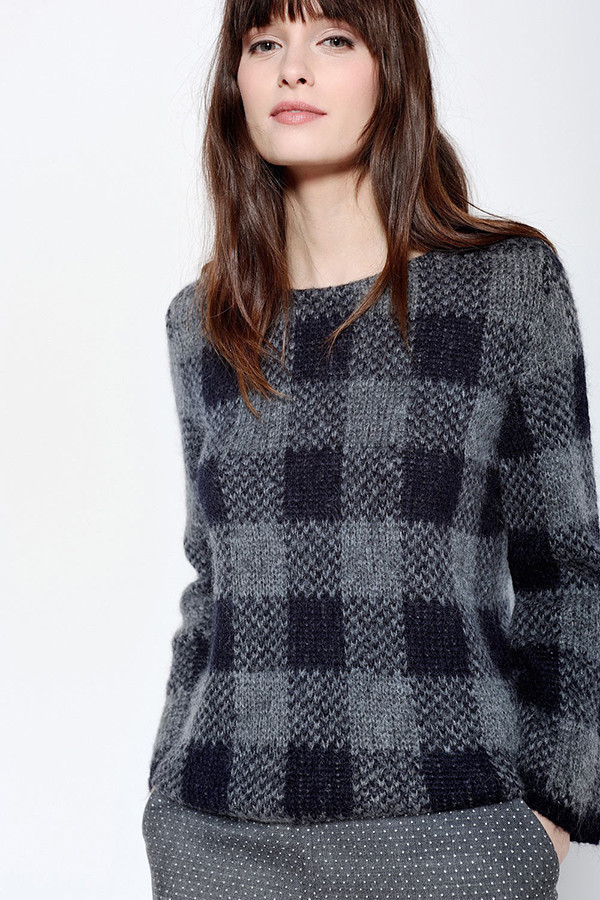 DES PETITS HAUTS CILVETTE | NAVY/GREY SWEATER DES PETITS HAUTS CILVETTE | NAVY/GREY SWEATER