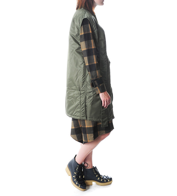 Flight Vest w Detachable Fur Stole Flight Vest w Detachable Fur Stole