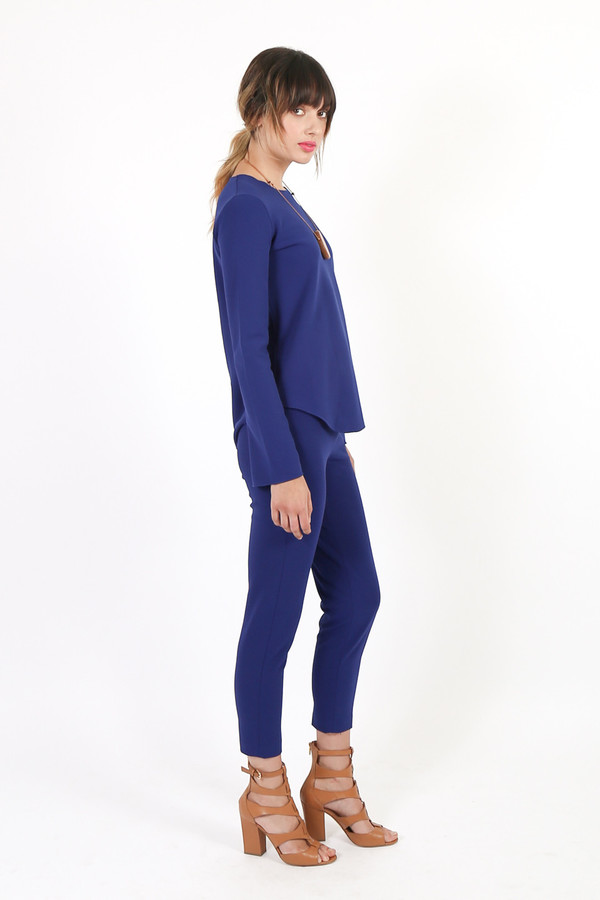 Nanushka Siv Long Sleeve Bell Top Nanushka Siv Long Sleeve Bell Top