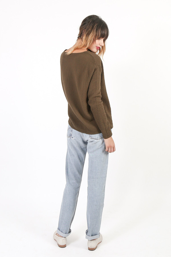 Black Crane Wide Sweatshirt Black Crane Wide Sweatshirt